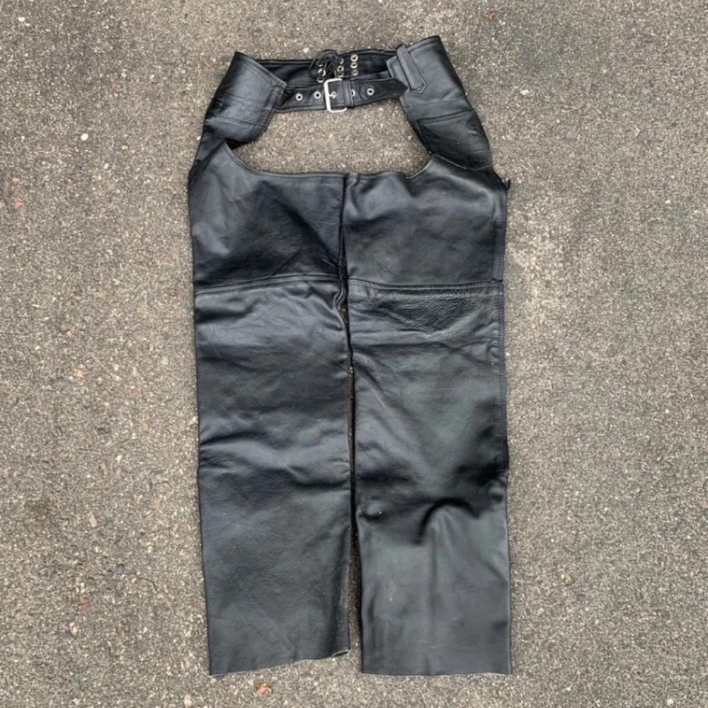 First Leather Chaps Women Riding Pants S